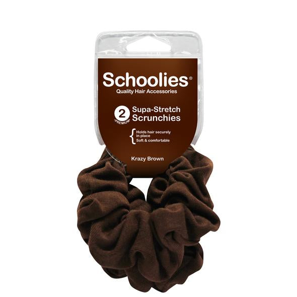Schoolies - Scrunchie 2pc / Brown