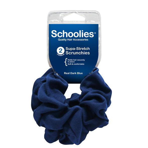 Schoolies - Scrunchie 2pc / Dark Blue