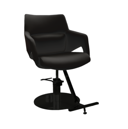 Karma - Cessnock Salon Chair Black with Black Base