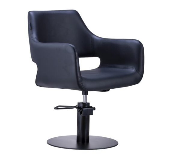 Karma Mudgee Salon Chair – Black with Black Round base