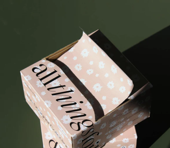 All things foil - Designer Pink Petals Original Pop Up Foil 12.5cm x 27cm