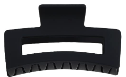 Avela - Rectangle Large Claw Clip 11cm Black