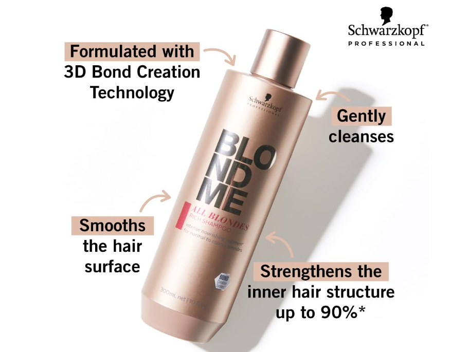 Schwarzkopf - Blondme All Blondes Rich Shampoo 300ml