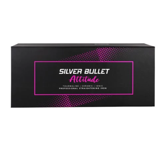 Silver Bullet- Attitude Ceramic Hair Straightener Pink