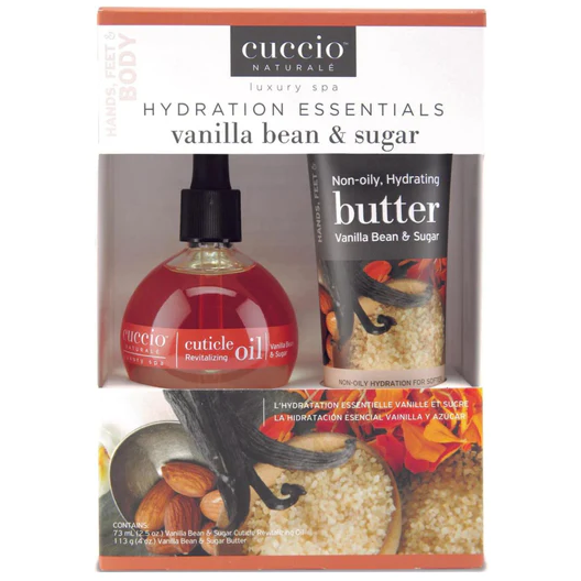 Cuccio - Vanilla Bean & Sugar Hydration Kit
