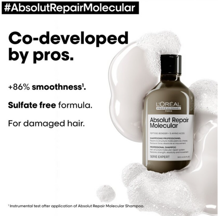 L'Oreal Professional  Absolut Repair Molecular Shampoo 300ml