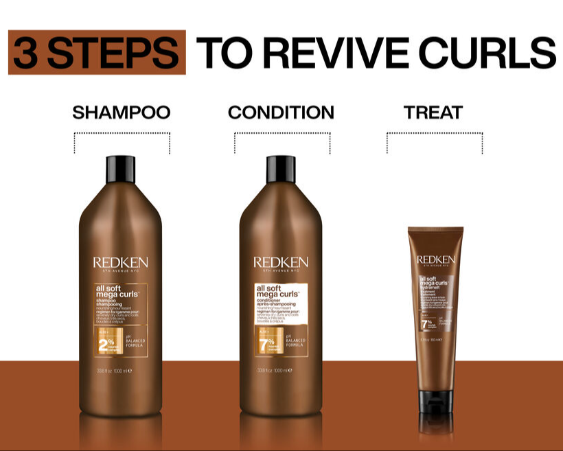 Redken - All Soft Mega Curls Shampoo 1 Litre