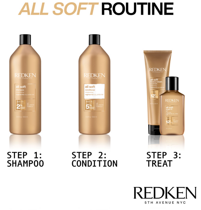 Redken - All Soft Conditioner With Argan Oil 1 Litre