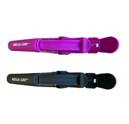 Mega-Grip - Crocodile Clips 6pk / Purple