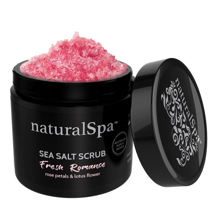 Natural Spa - Fresh Romance Sea Salt Scrub 500g