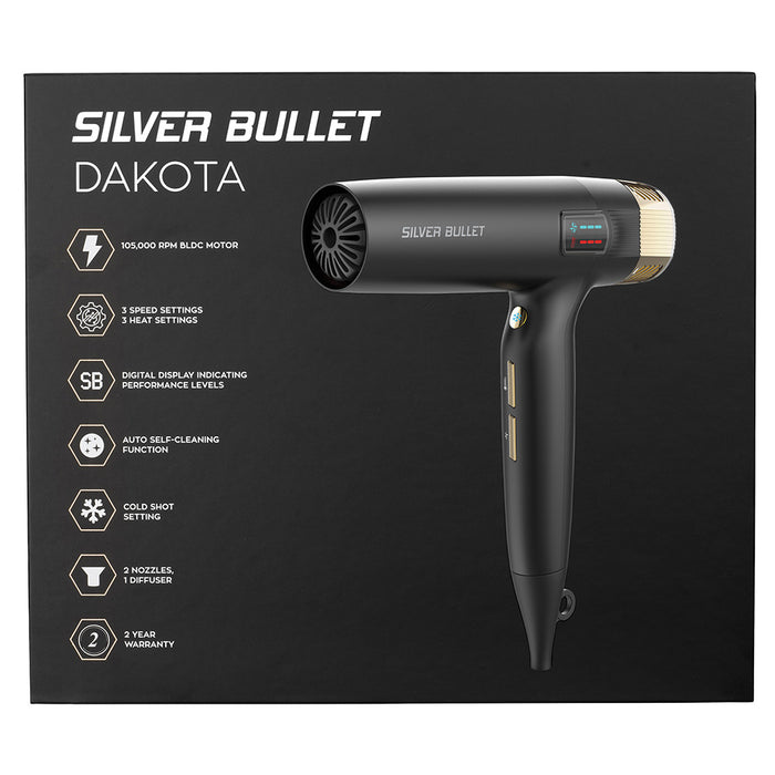 Silver Bullet - Dakota Hair Dryer Black