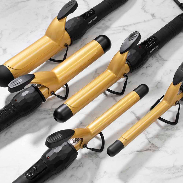 Silver Bullet - Fastlane Ceramic Curling Tong 25mm / Gold