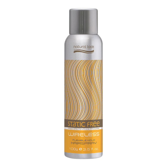 Natural Look - Static Free Wireless Flexi Hold Spray 100g