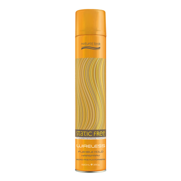 Natural Look - Static Free Wireless Flexi Hold Spray 350g
