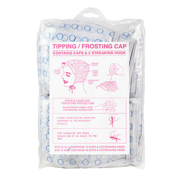 Streaking Cap & Hook Set 16pk