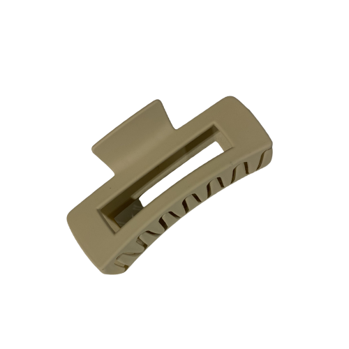 Avela - Rectangle Large Claw Clip 11cm Taupe