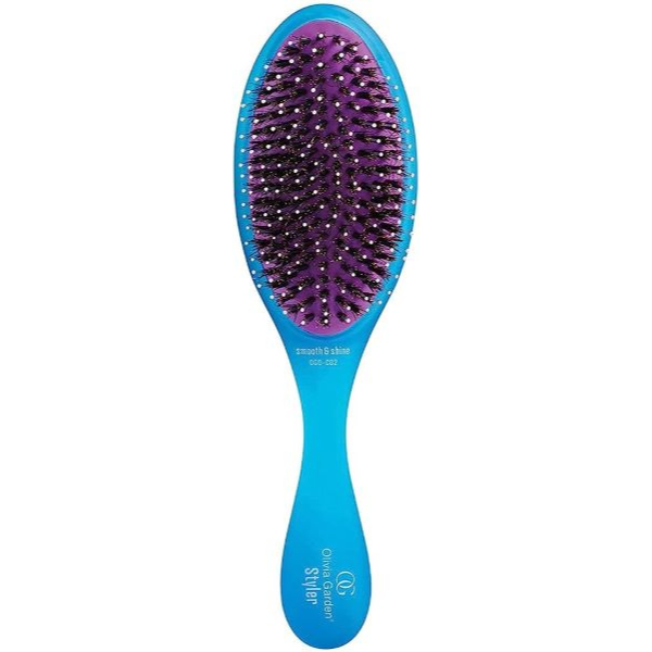 Olivia Garden - Blue/Purple Detangler Smooth Shine Brush