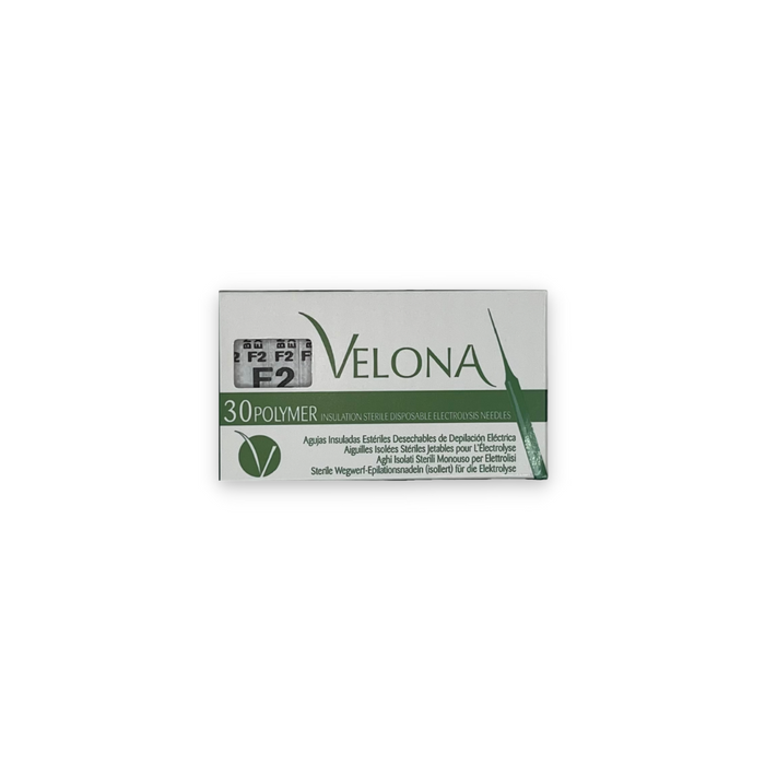 Velona - F2 Gold Electrolysis Needle 30pk