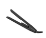 Black hair straightener on a white background