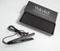 Yokubo hair straightener with packaging on a white background