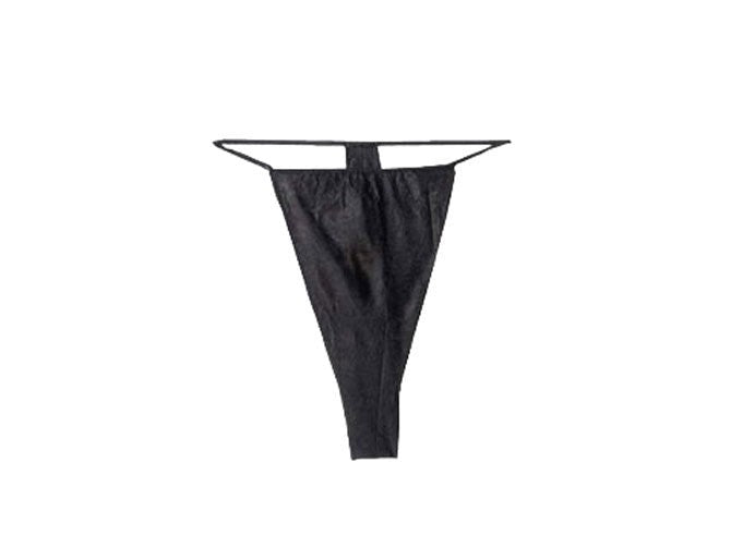Disposable G-String Black 6 Pack
