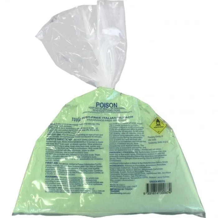Touch - Italian Dust-Free Green Bleach 500g