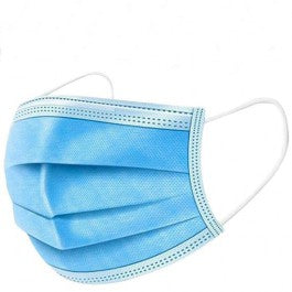 Blue Disposable 3ply Face Mask 50pk