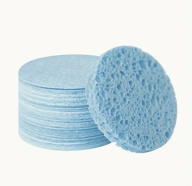 Compressed Facial Sponges 20pk - Blue
