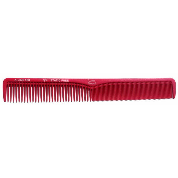 Jag - #500 Ionic A-Line Cutting Comb / Red