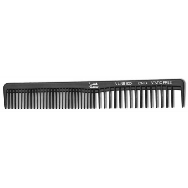 Jag - #520 Ionic A-Line Black Cutting Comb