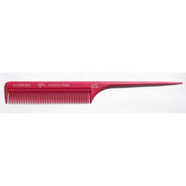 Jag - #530 Ionic A-Line Tail Comb / Red