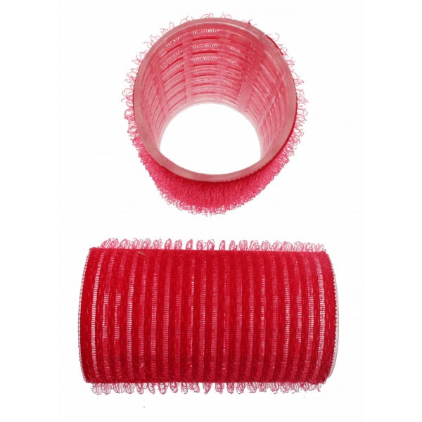 Red 36mm Velcro Rollers 12pk